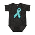 thumbnail image 1 of Inktastic Teal Awareness Ribbon Girls Baby Bodysuit, 1 of 5