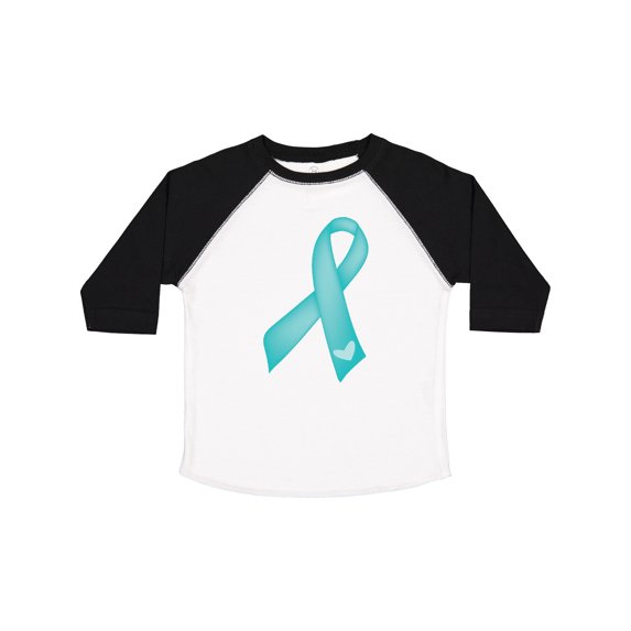 Inktastic Teal Awareness Ribbon Girls Toddler T-Shirt
