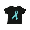 thumbnail image 1 of Inktastic Teal Awareness Ribbon Girls Toddler T-Shirt, 1 of 5