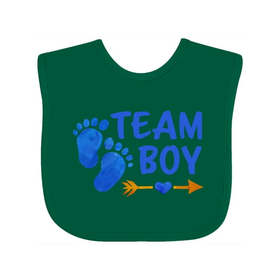 Inktastic Team Boy Boys or Girls Baby Bib