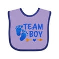 thumbnail image 1 of Inktastic Team Boy Boys or Girls Baby Bib, 1 of 4