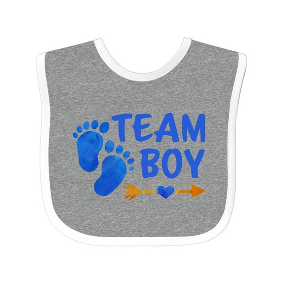 Inktastic Team Boy Boys or Girls Baby Bib