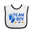 thumbnail image 1 of Inktastic Team Boy Boys or Girls Baby Bib, 1 of 4