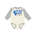 thumbnail image 1 of Inktastic Team Boy Boys or Girls Long Sleeve Baby Bodysuit, 1 of 5