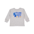 thumbnail image 1 of Inktastic Team Boy Boys or Girls Long Sleeve Toddler T-Shirt, 1 of 5