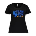 thumbnail image 1 of Inktastic Team Boy Women's Plus Size T-Shirt, 1 of 5