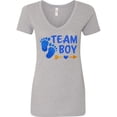 thumbnail image 1 of Inktastic Team Boy Women's V-Neck T-Shirt, 1 of 5