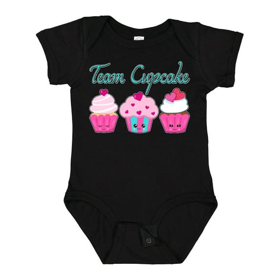 Inktastic Team Cupcake Happy Cupcakes Boys or Girls Baby Bodysuit