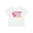 thumbnail image 1 of Inktastic Team Girl Pink Footprints and Arrow Boys or Girls Baby T-Shirt, 1 of 5