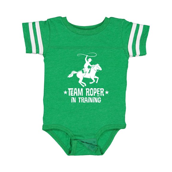 Inktastic Team Roper in Training Cowboy Boys Baby Bodysuit
