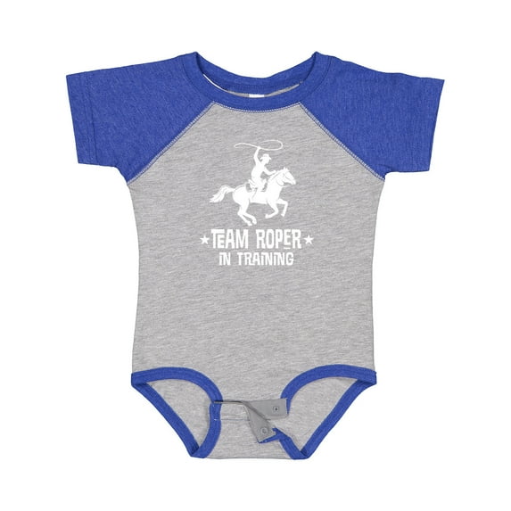Inktastic Team Roper in Training Cowboy Boys Baby Bodysuit