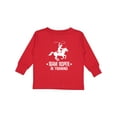 thumbnail image 1 of Inktastic Team Roper in Training Cowboy Boys Long Sleeve Toddler T-Shirt, 1 of 5