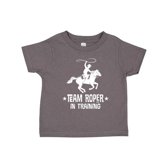 Inktastic Team Roper in Training Cowboy Boys Toddler T-Shirt