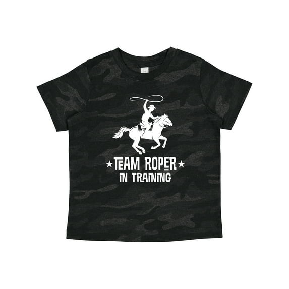 Inktastic Team Roper in Training Cowboy Boys Toddler T-Shirt