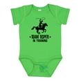 thumbnail image 1 of Inktastic Team Roper in Training Cowboy Boys or Girls Baby Bodysuit, 1 of 5