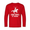 thumbnail image 1 of Inktastic Team Roper in Training Cowboy Long Sleeve Youth T-Shirt, 1 of 5