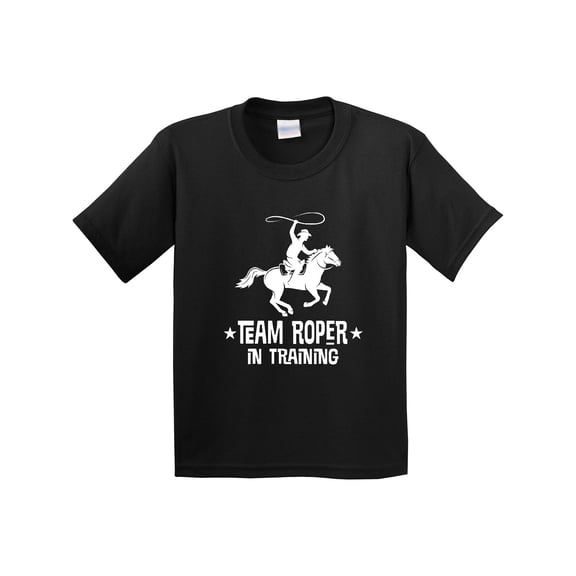 Inktastic Team Roper in Training Cowboy Youth T-Shirt