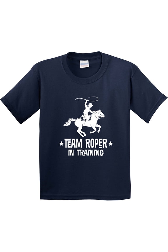 Team Roper in Training Cowboy Youth T-Shirt