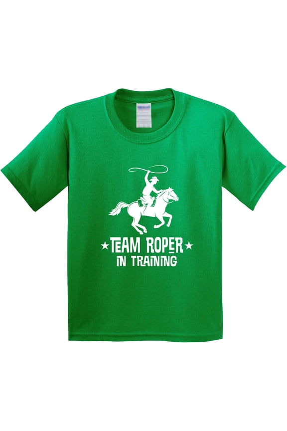 Team Roper in Training Cowboy Youth T-Shirt