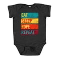 thumbnail image 1 of Inktastic Team Roping Eat Sleep Rope Repeat Boys or Girls Baby Bodysuit, 1 of 5
