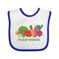 thumbnail image 1 of Inktastic Team Veggie Boys or Girls Baby Bib, 1 of 4