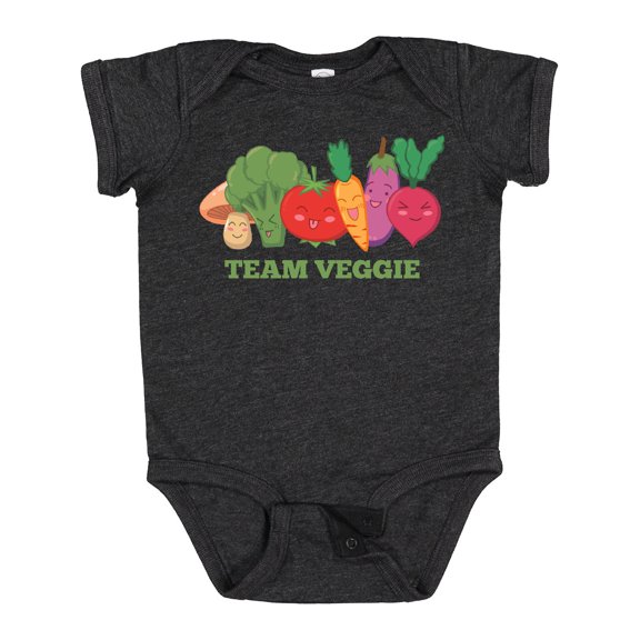 Inktastic Team Veggie Boys or Girls Baby Bodysuit