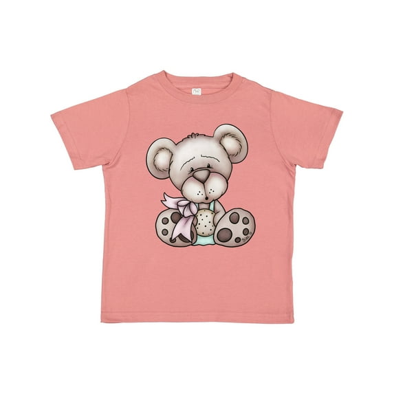 Inktastic Teddy Bear with Cookie Boys Toddler T-Shirt