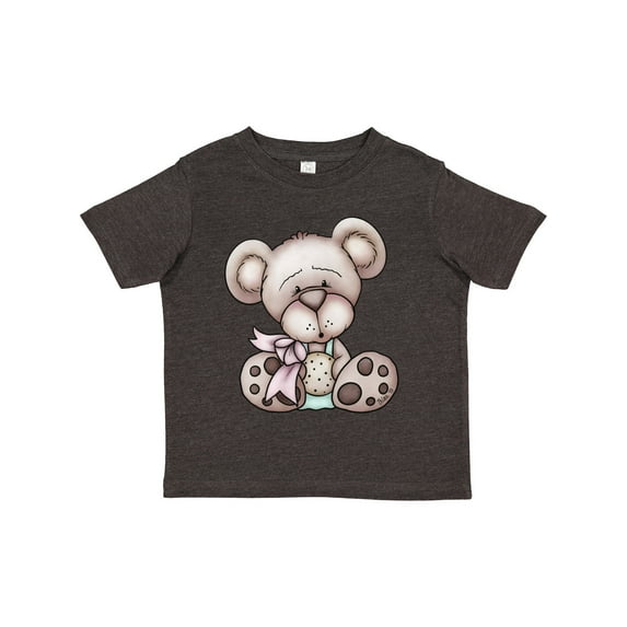 Inktastic Teddy Bear with Cookie Boys Toddler T-Shirt