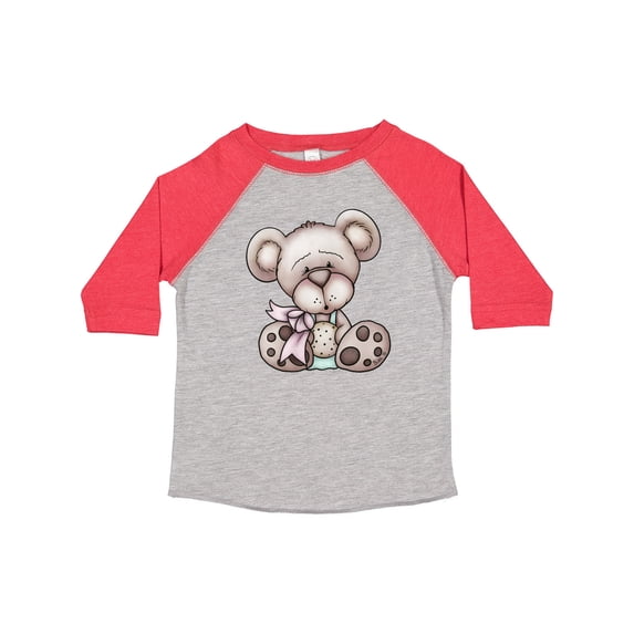 Inktastic Teddy Bear with Cookie Boys Toddler T-Shirt