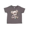 thumbnail image 1 of Inktastic Teddy Bear with Cookie Boys Toddler T-Shirt, 1 of 5