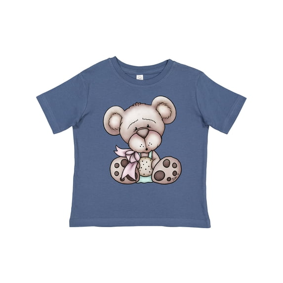 Inktastic Teddy Bear with Cookie Boys Toddler T-Shirt