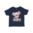 thumbnail image 1 of Inktastic Teddy Bear with Cookie Boys Toddler T-Shirt, 1 of 5