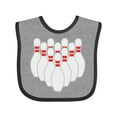 thumbnail image 1 of Inktastic Ten Pins for Bowling Boys or Girls Baby Bib, 1 of 4