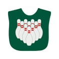thumbnail image 1 of Inktastic Ten Pins for Bowling Boys or Girls Baby Bib, 1 of 4