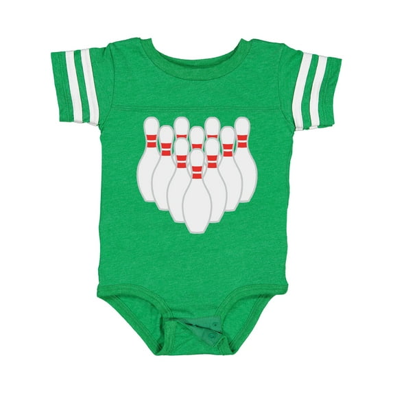 Inktastic Ten Pins for Bowling Boys or Girls Baby Bodysuit