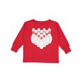 thumbnail image 1 of Inktastic Ten Pins for Bowling Boys or Girls Long Sleeve Toddler T-Shirt, 1 of 5