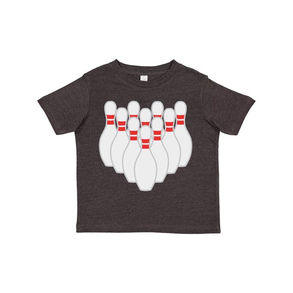Inktastic Ten Pins for Bowling Boys or Girls Toddler T-Shirt