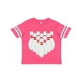 thumbnail image 1 of Inktastic Ten Pins for Bowling Boys or Girls Toddler T-Shirt, 1 of 5