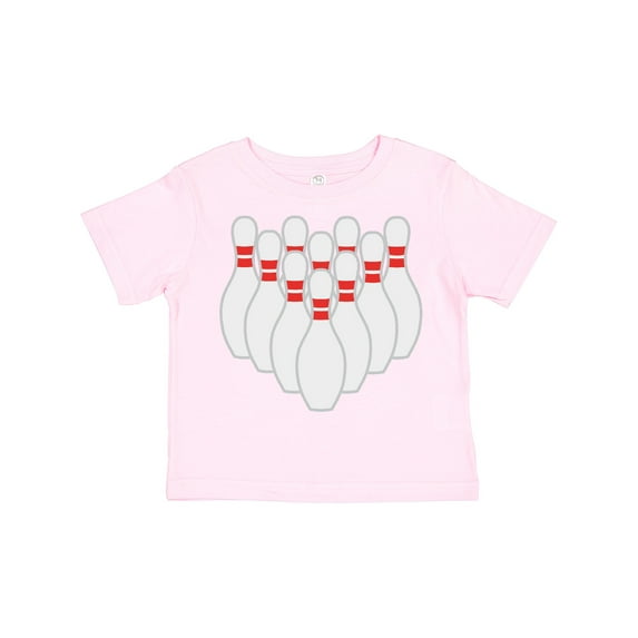 Inktastic Ten Pins for Bowling Boys or Girls Toddler T-Shirt