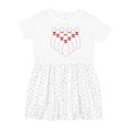 thumbnail image 1 of Inktastic Ten Pins for Bowling Girls Toddler Dress, 1 of 5