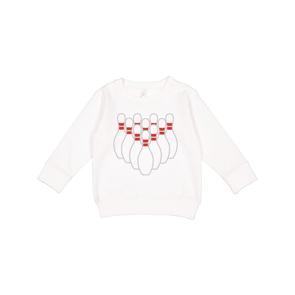 Inktastic Ten Pins for Bowling Toddler Sweatshirt
