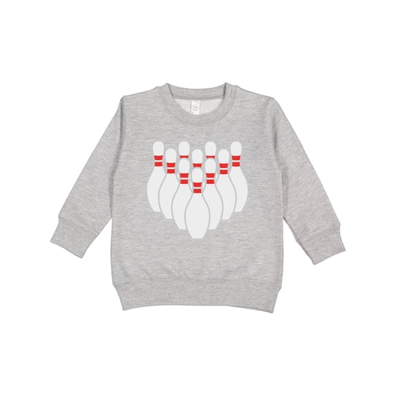 Inktastic Ten Pins for Bowling Toddler Sweatshirt