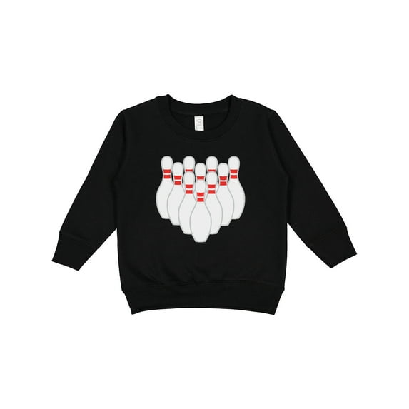 Inktastic Ten Pins for Bowling Toddler Sweatshirt