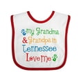 thumbnail image 1 of Inktastic Tennessee Grandma Loves Me Boys or Girls Baby Bib, 1 of 4