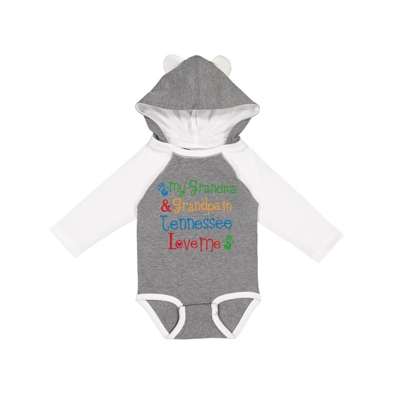 Inktastic Tennessee Grandma Loves Me Boys or Girls Long Sleeve Baby Bodysuit