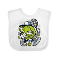 thumbnail image 1 of Inktastic Tennis Ball Boys or Girls Baby Bib, 1 of 4