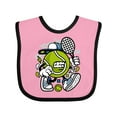 thumbnail image 1 of Inktastic Tennis Ball Boys or Girls Baby Bib, 1 of 4