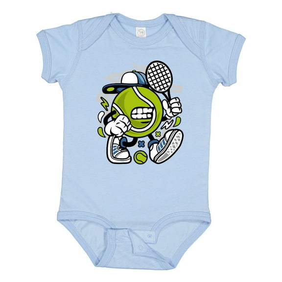 Inktastic Tennis Ball Boys or Girls Baby Bodysuit