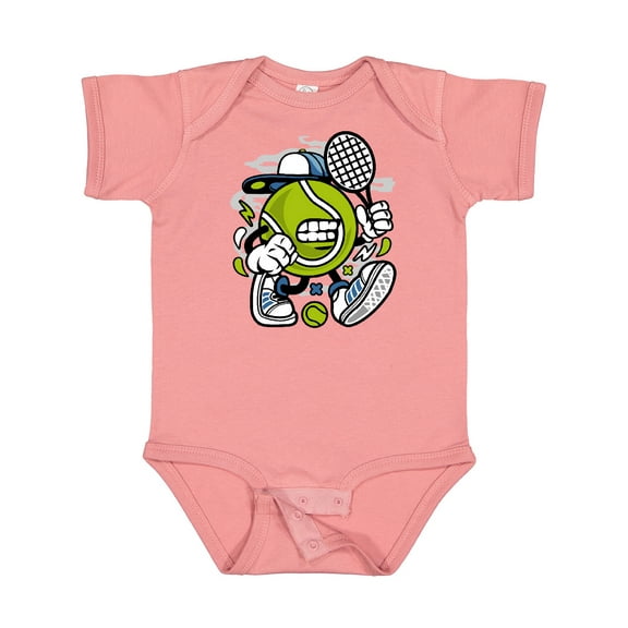 Inktastic Tennis Ball Boys or Girls Baby Bodysuit