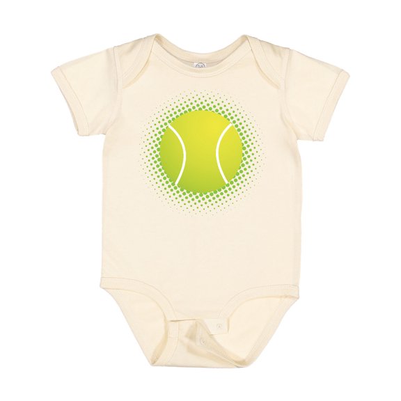 Inktastic Tennis Ball Sports Gift Boys or Girls Baby Bodysuit